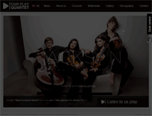 Tablet Screenshot of fairplayquartet.com
